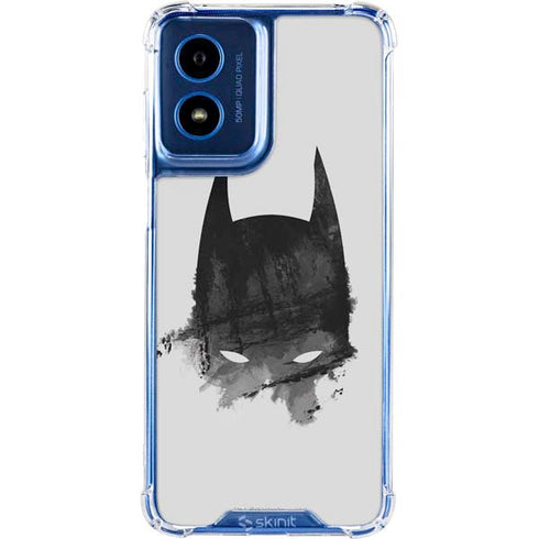 DC Comics Batman Mask Art Moto G 5G (2024) Clear Case